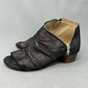UNITY in DIVERSITY Black Leather Sage Sandal Boots Women’s Size US 7.5/EU 38